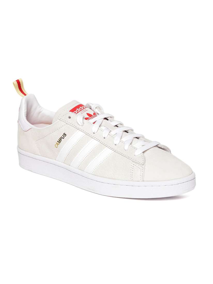 Buy ADIDAS Originals Men Off White Campus CNY Leather Sneakers Casual Shoes for Men 2393798 Myntra