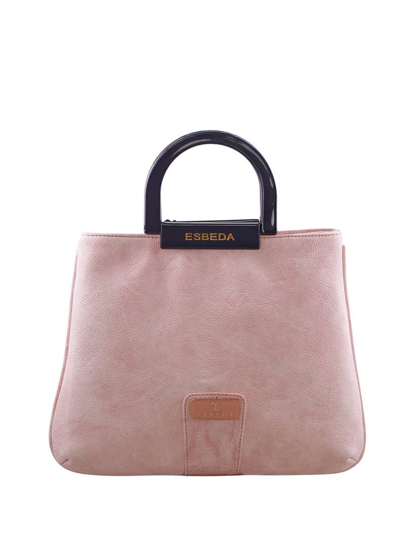 Buy ESBEDA Pink Self Design Handheld Bag Handbags for Women 2393836 Myntra