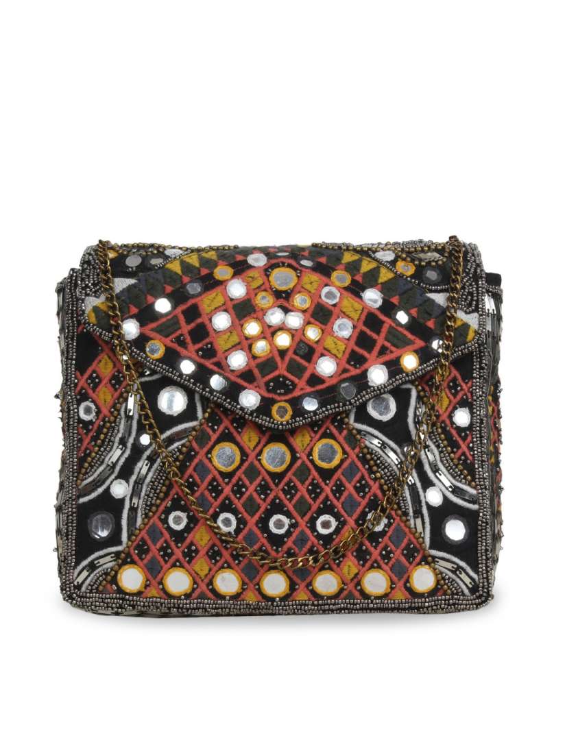 Buy Diwaah Black Embellished Sling Bag Handbags for Women 2393880 Myntra