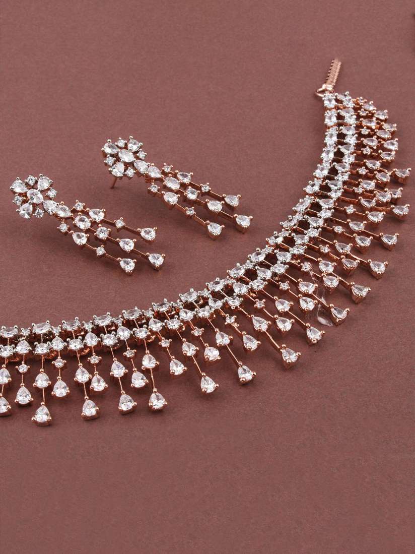 Diamond waterfall necklace new arrivals