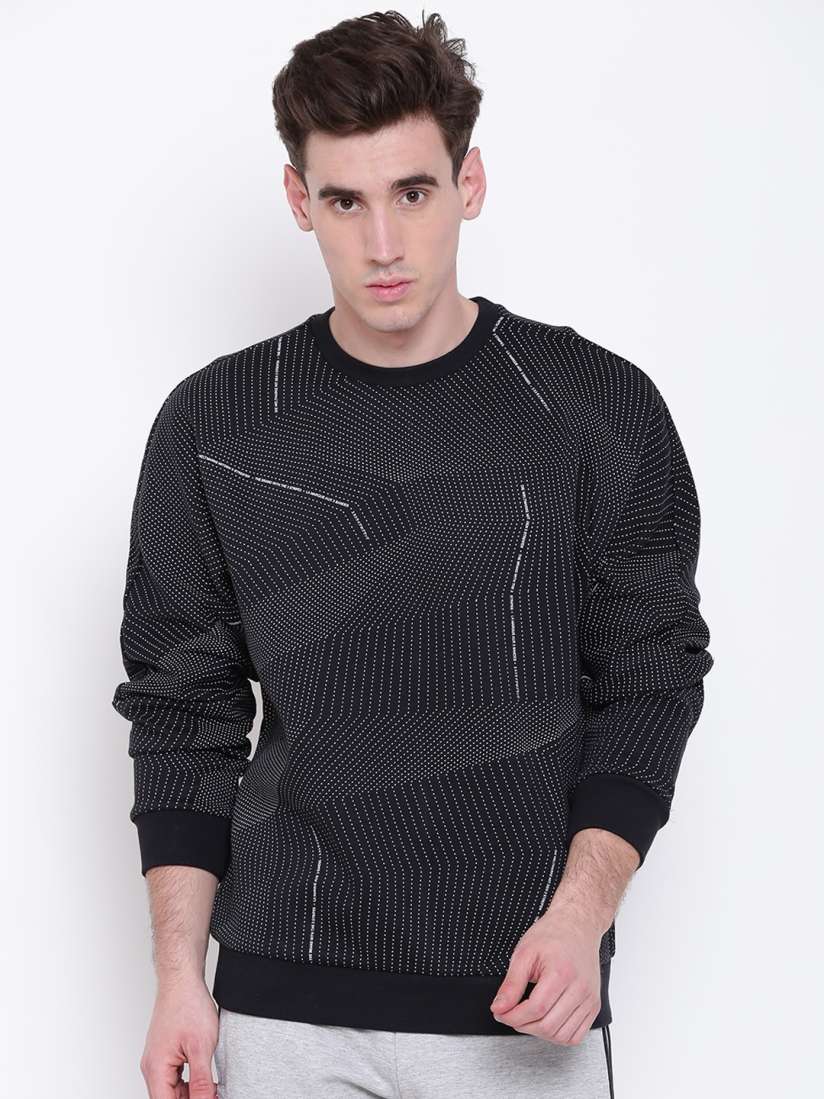 Buy Adidas Originals Men Black NMD CREW AOP Printed Sweatshirt Sweatshirts for Men 2394348 Myntra