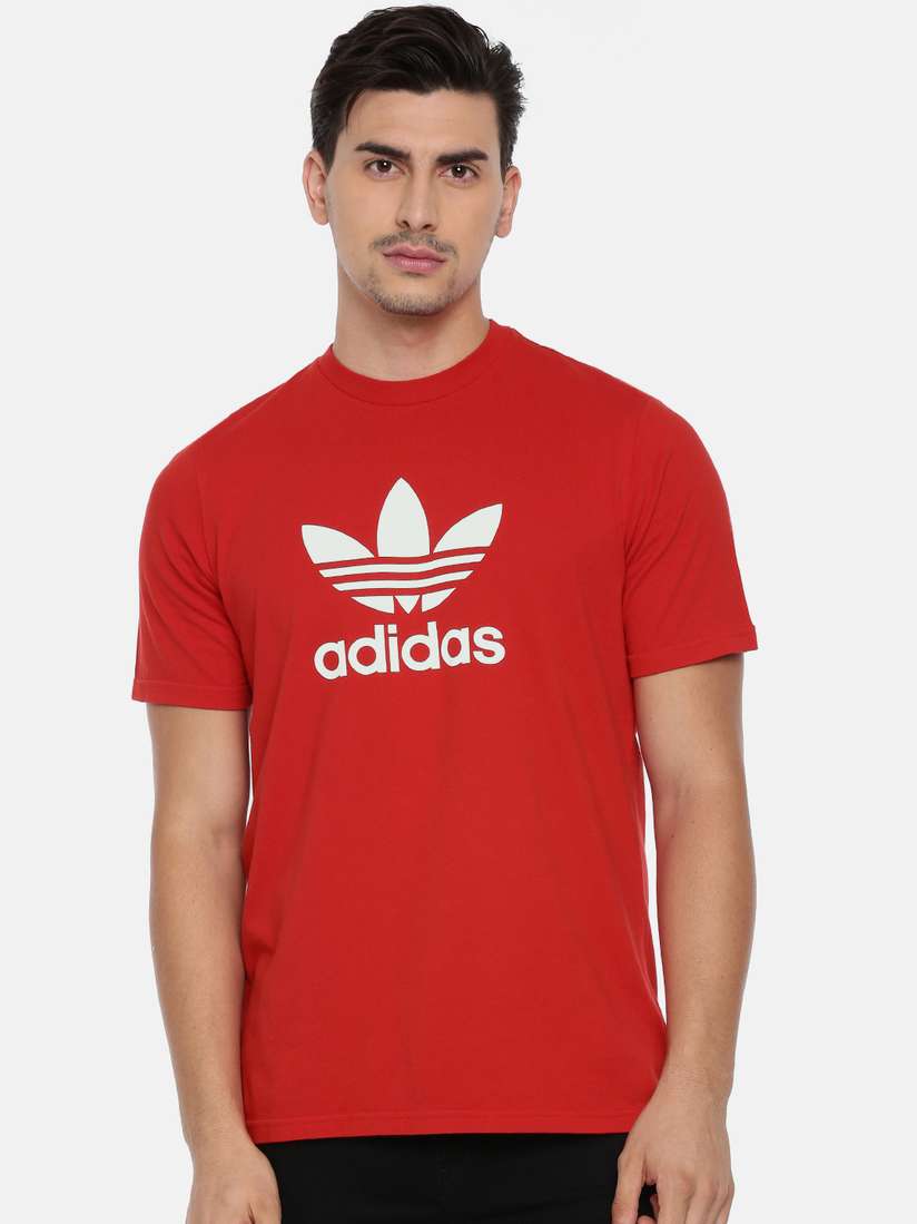 Ubuy Mens Red Adidas Originals T Shirt ADIDAS Originals Men Red