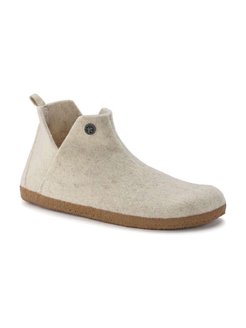 Buy Birkenstock Andermatt Ecru Narrow Width Wool Felt Slippers Casual Shoes for Unisex 23947068 Myntra