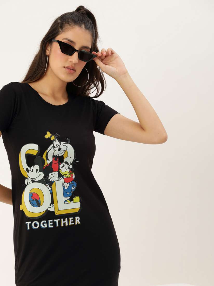 Womens mickey mouse t shirt dress outlet