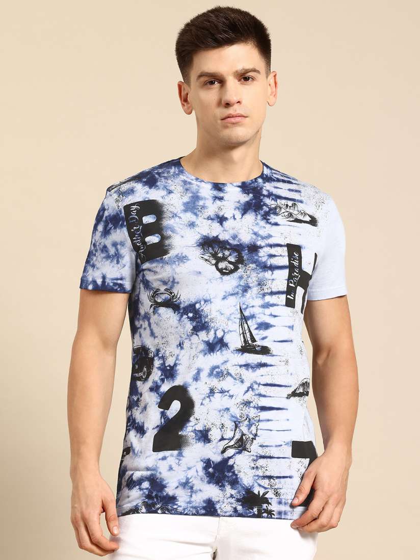 Buy Being Human Tie and Dye Pure Cotton T shirt Tshirts for Men 23951510 Myntra