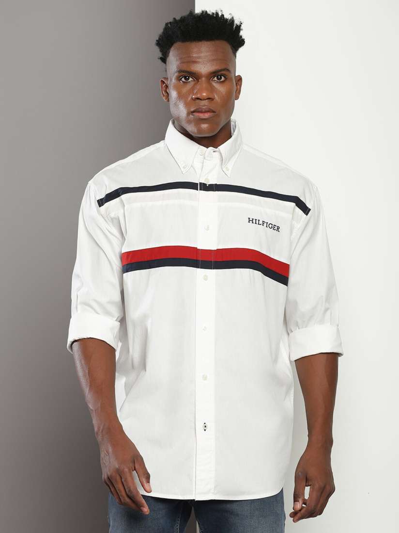 Mens tommy hilfiger shirt sales