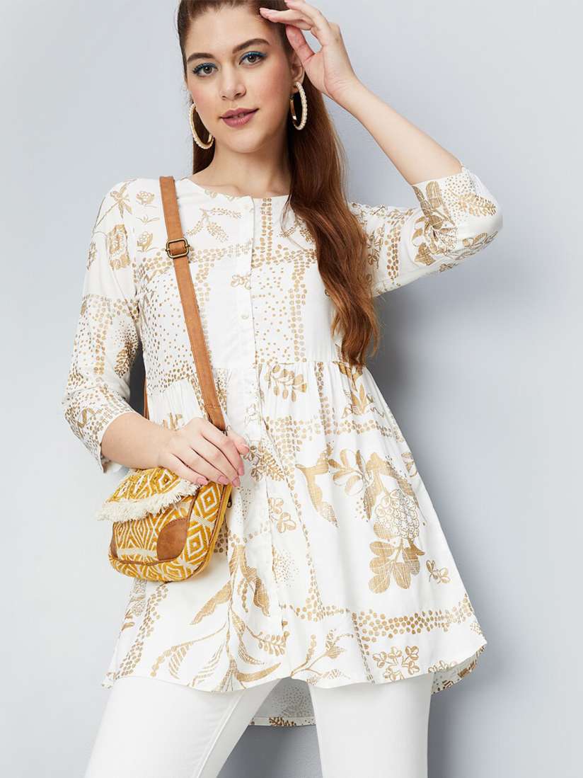 Myntra tunic tops hot sale