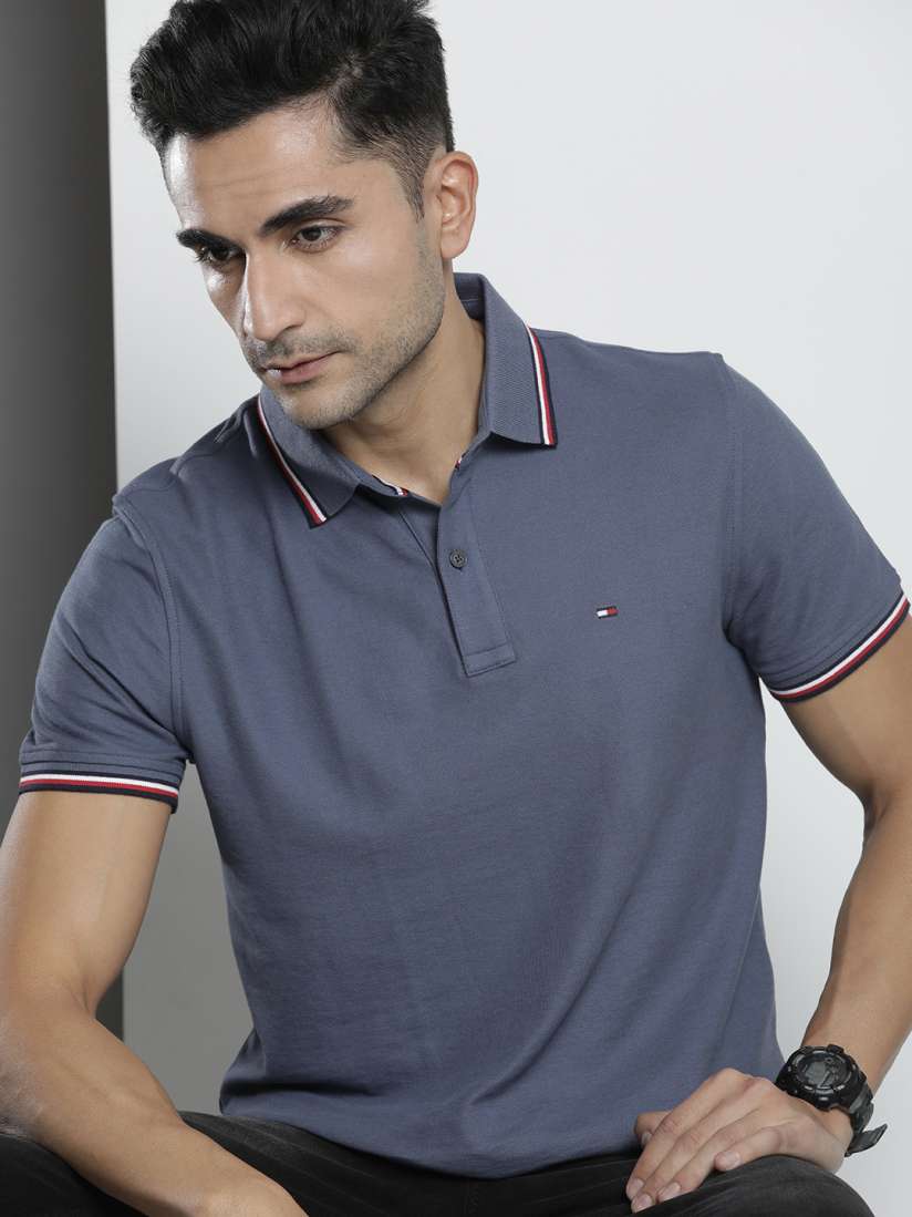 Tommy collar t shirt clearance