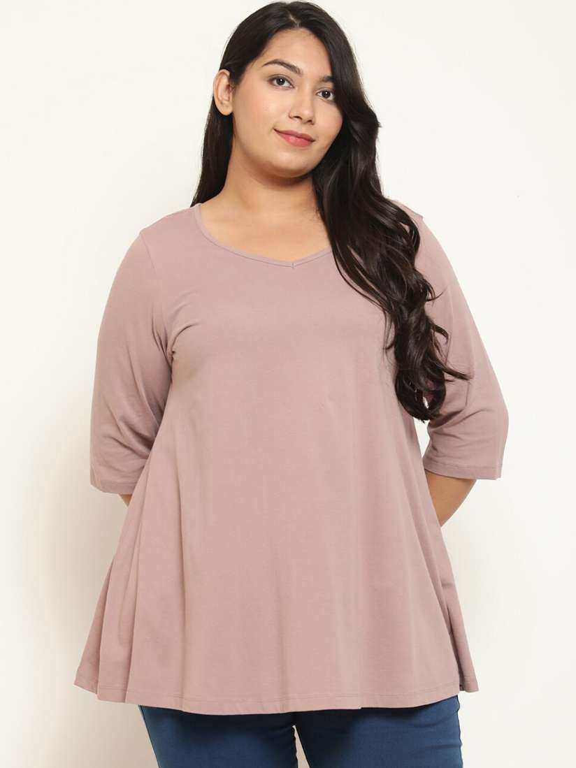 myntra plus size tops