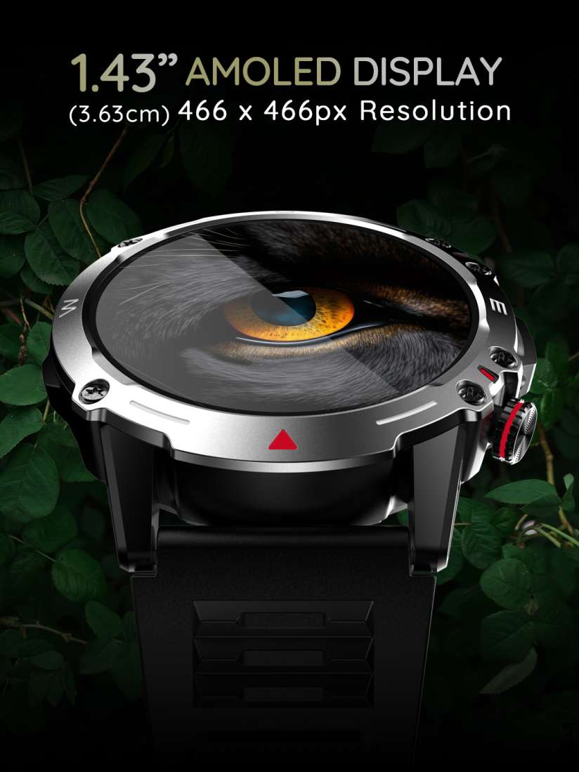 Buy pebble Cosmos Quest 1.43 inch Amoled True Bezel Less Always on Display Smartwatch Smart Watches for Unisex 23977616 Myntra