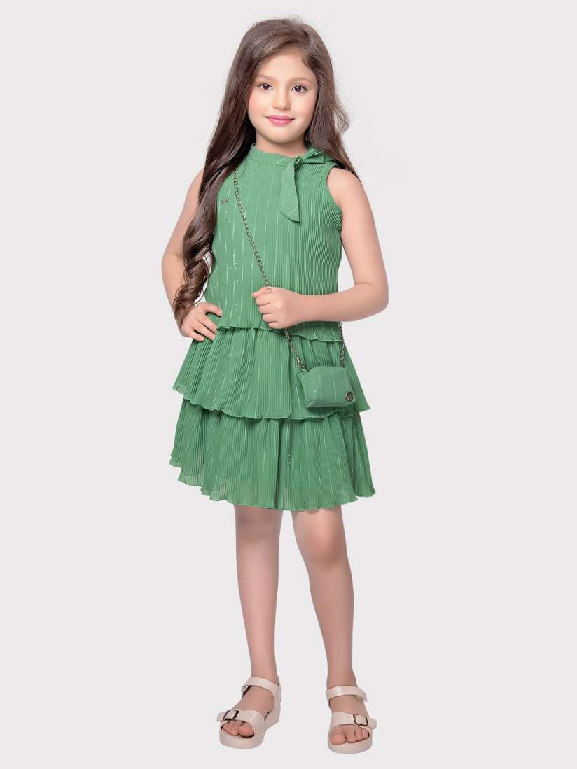 Green skirt baby store