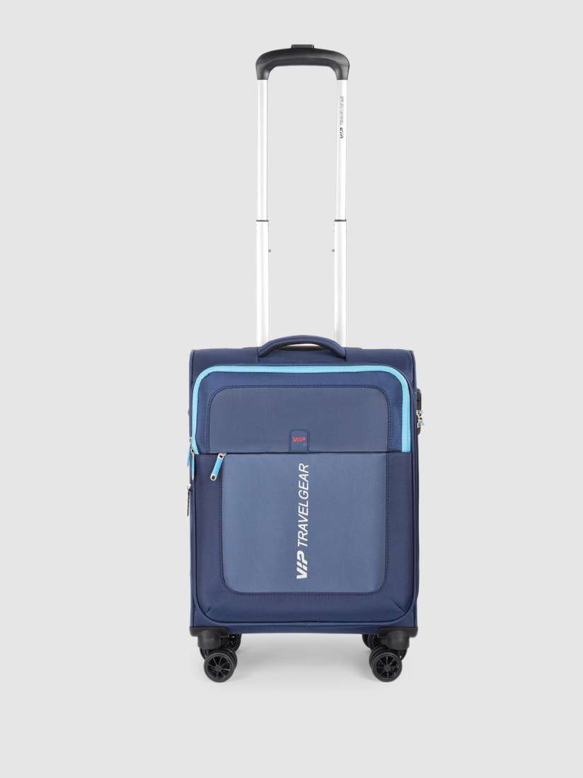 Buy VIP SUPREMA 8W Minimal Brand Logo Printed Soft Sided Cabin Trolley Suitcase Trolley Bag for Unisex 23981254 Myntra