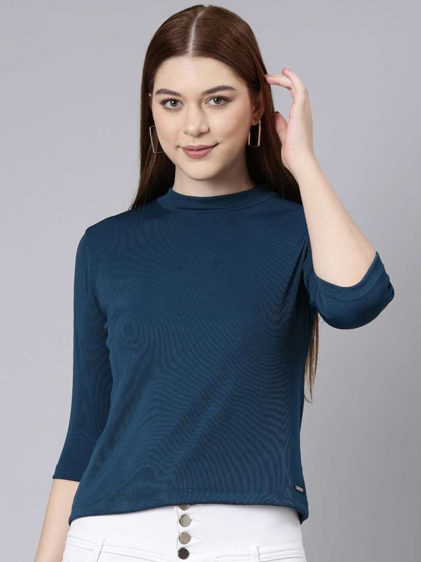 Turtle neck tops myntra top