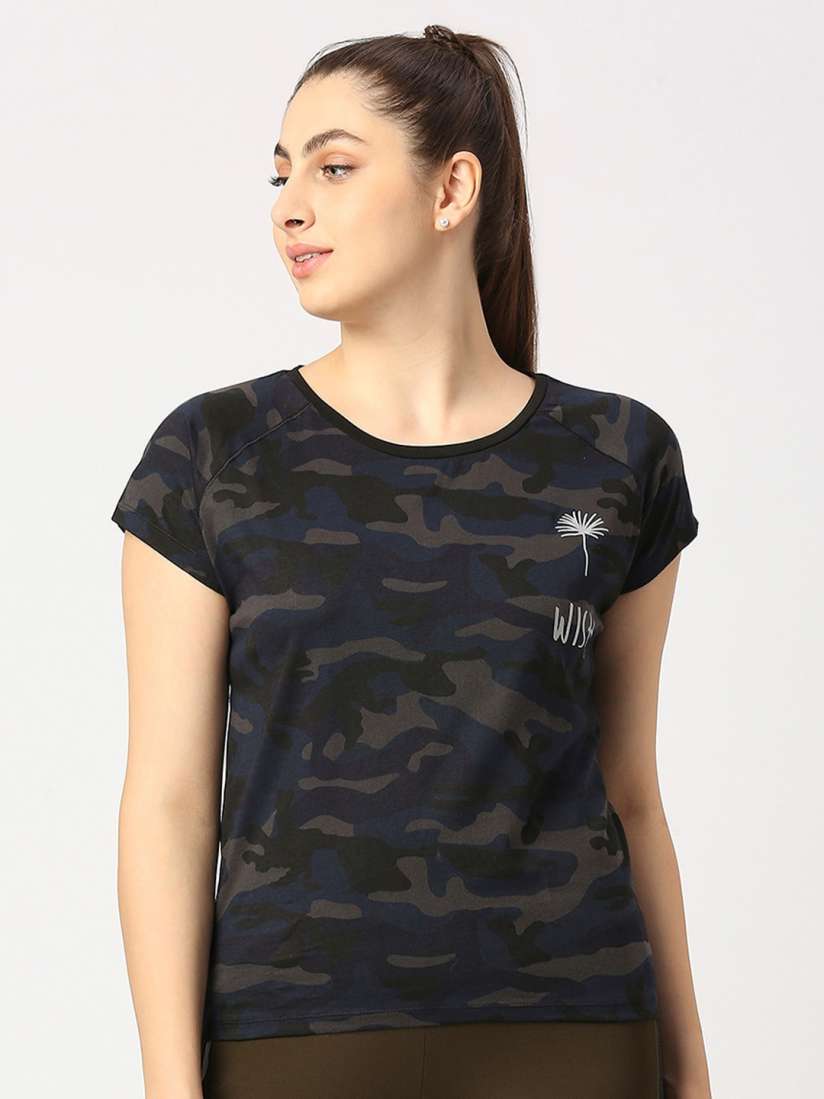 Camouflage t shirt myntra 2025
