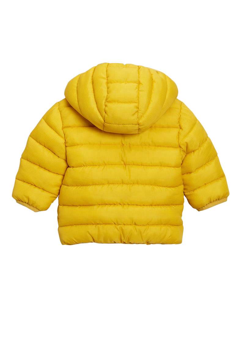 Buy next Boys Yellow Solid Padded Hooded Jacket Jackets for Boys 2398879 Myntra