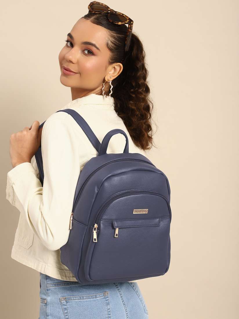 Buy DressBerry Women Solid Mini Backpack Backpacks for Women 23996296 Myntra