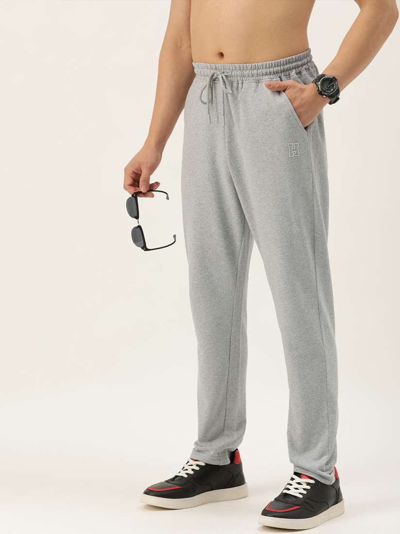 Solid men's track pants deals