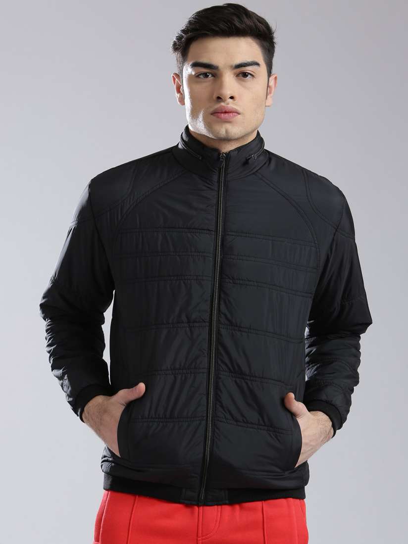 Buy SMAG Men Black Solid Quilted Jacket Jackets for Men 2401202 Myntra