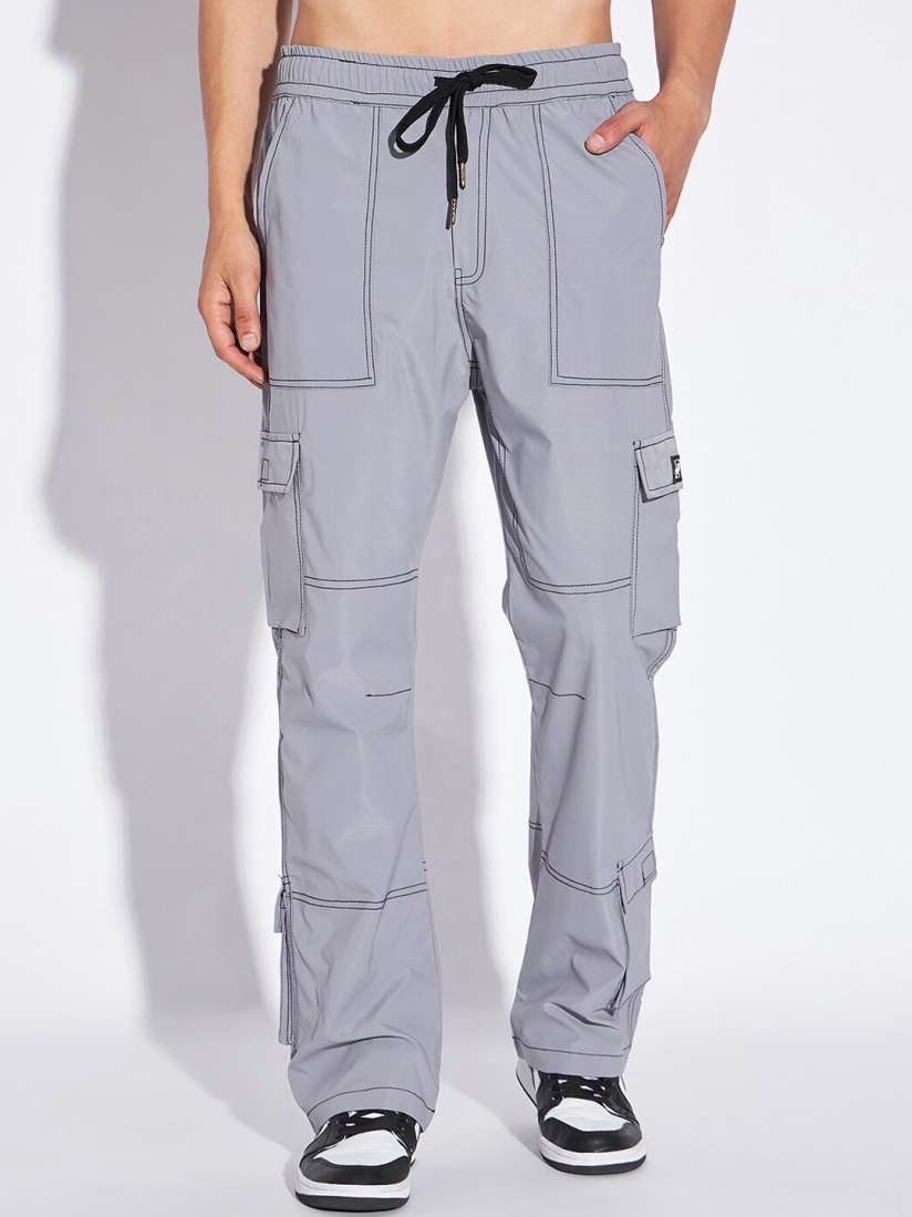 Buy FUGAZEE Men Mid Rise Relaxed Fit Terry Track Pants Track Pants for Men 24012708 Myntra