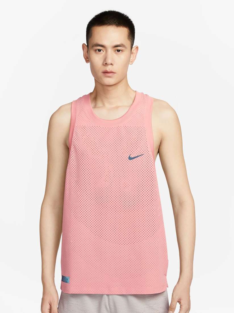 Running Mens Pink Nike Shirt Nike Pro Elite Team USA Running Shirt