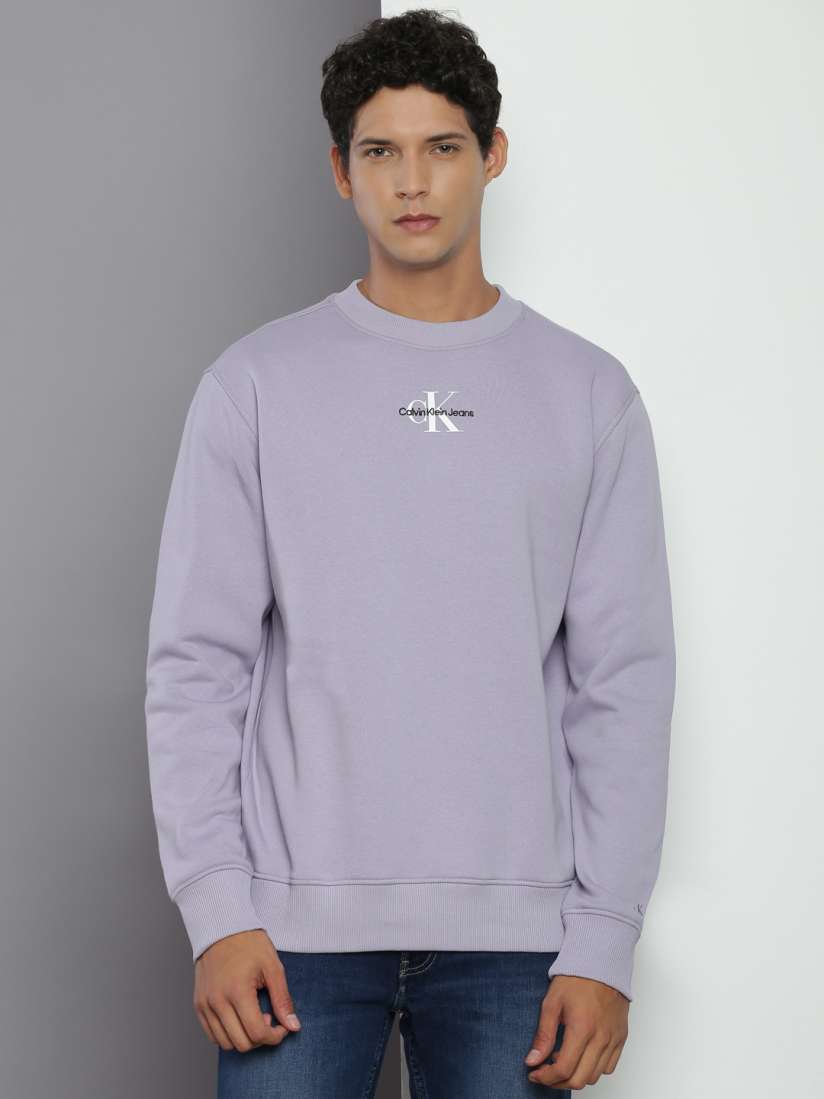 Buy Calvin Klein Jeans Round Neck Sweatshirt Sweatshirts for Men 24020008 Myntra