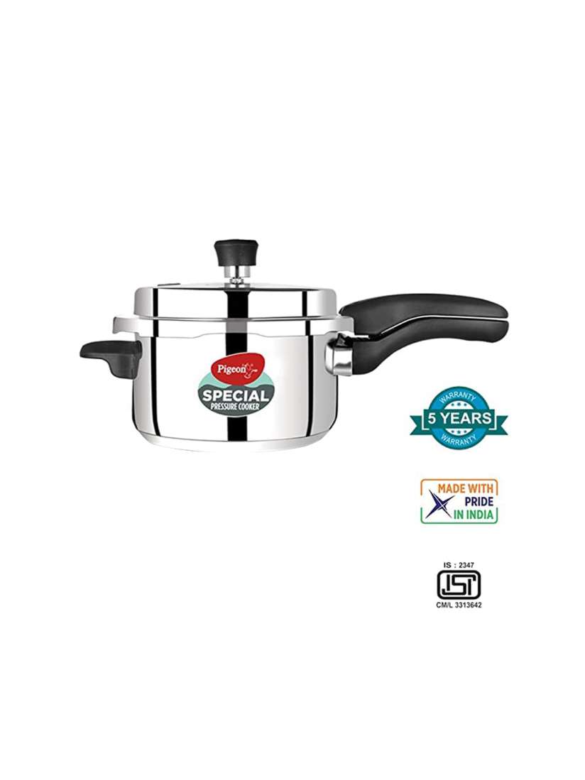 Buy Pigeon Set of 3 Stainless Steel Outer Lid Pressure Cooker Combo with Induction 2 3 5 L Pressure Cooker for Unisex 24024182 Myntra