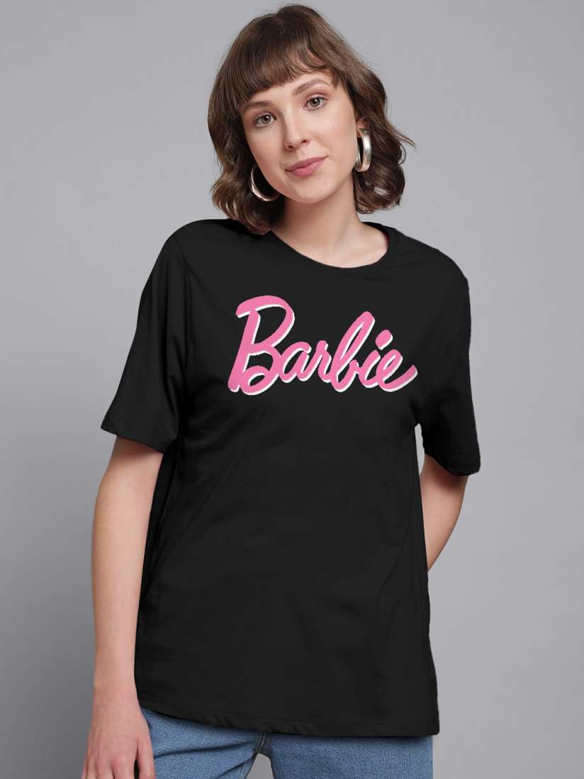 Black barbie t shirt on sale