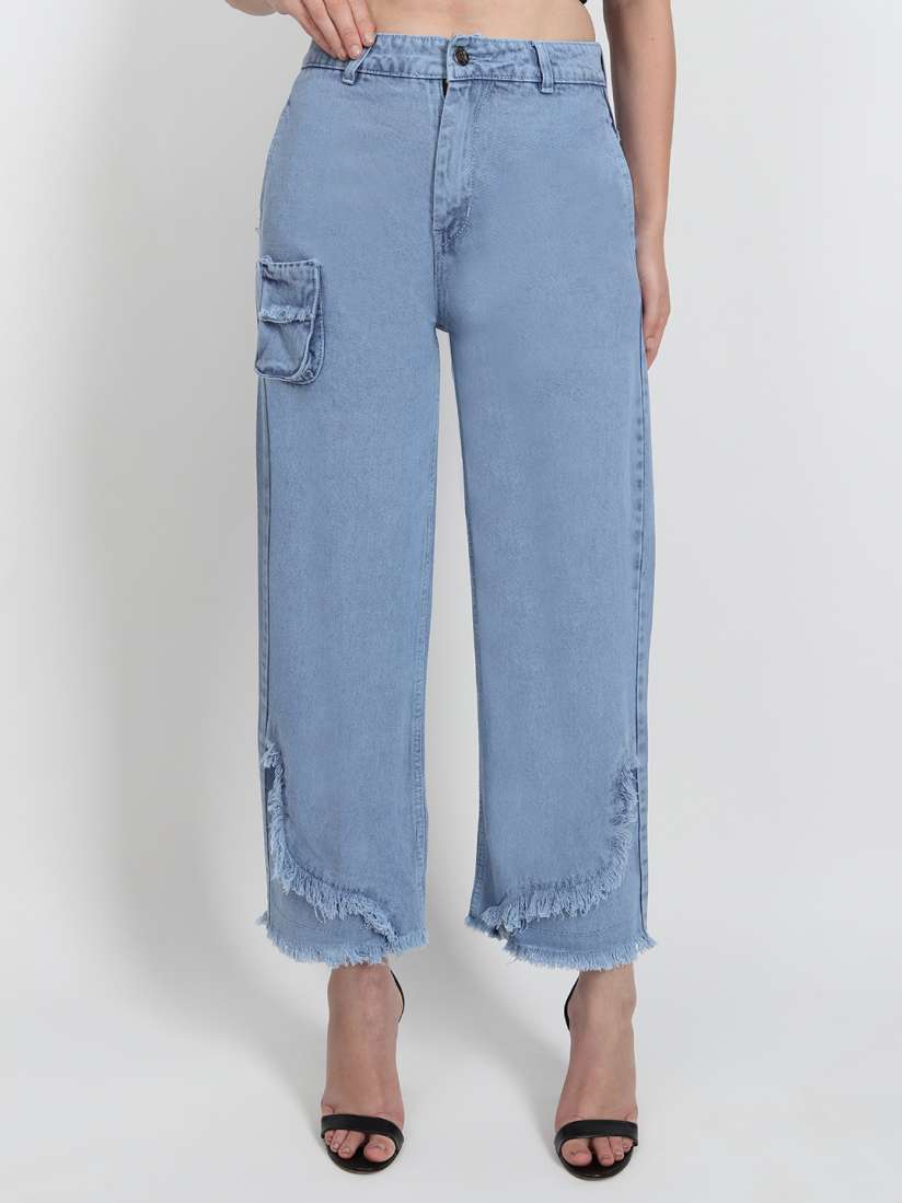 Boyfriend jeans with side stripe store
