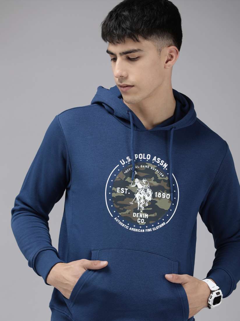 Polo hooded sweatshirt new arrivals