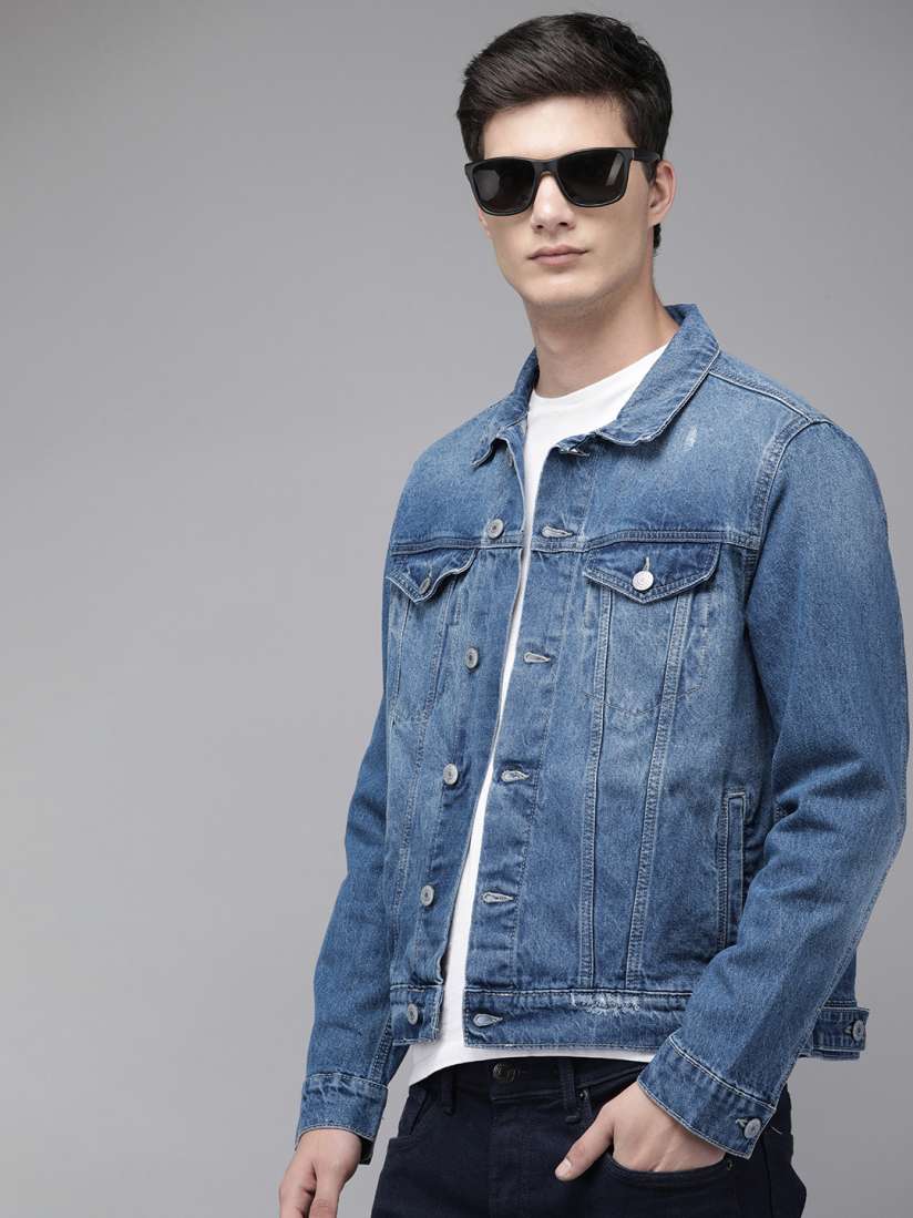 Buy U.S. Polo Assn. Denim Co. Pure Cotton Denim Jacket Jackets for Men 24029968 Myntra