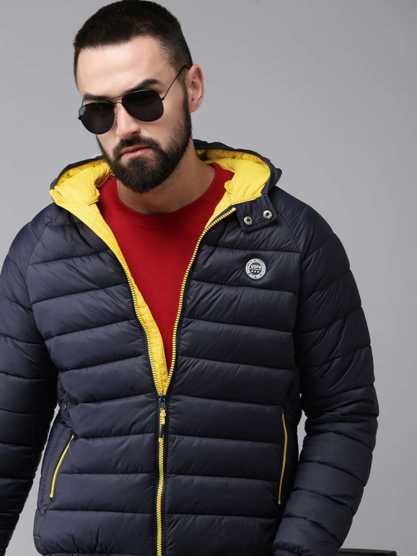 Buy U.S. Polo Assn. Men Solid Puffer Jacket Jackets for Men 24030074 Myntra