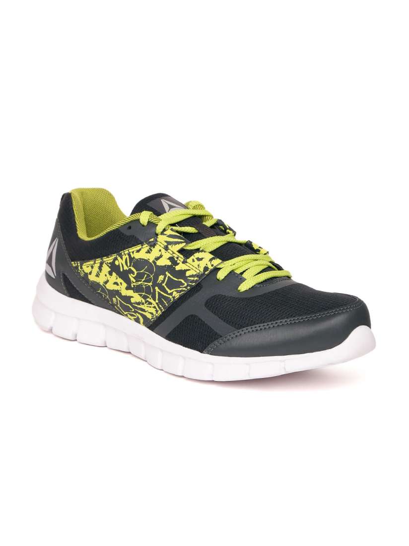 Buy Reebok Men Charcoal Grey Lime Green Speed XT 2.0 Running Shoes Sports Shoes for Men 2404122 Myntra