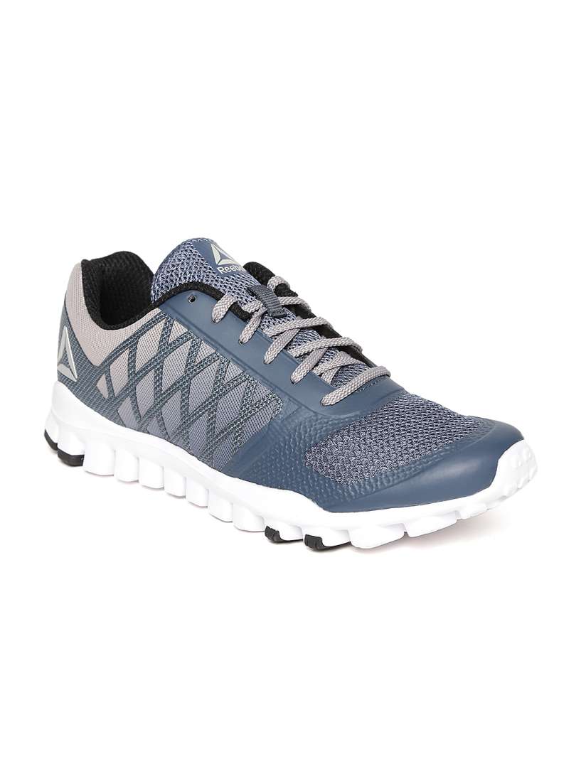 Buy Reebok Men Grey Navy Realflex TR Xtreme Running Shoes Sports Shoes for Men 2404135 Myntra