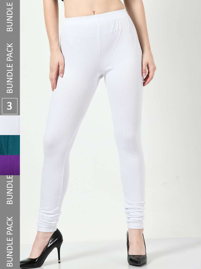 Buy BAESD Pack Of 3 Chudidar Length Leggings Leggings for Women 24047438 Myntra