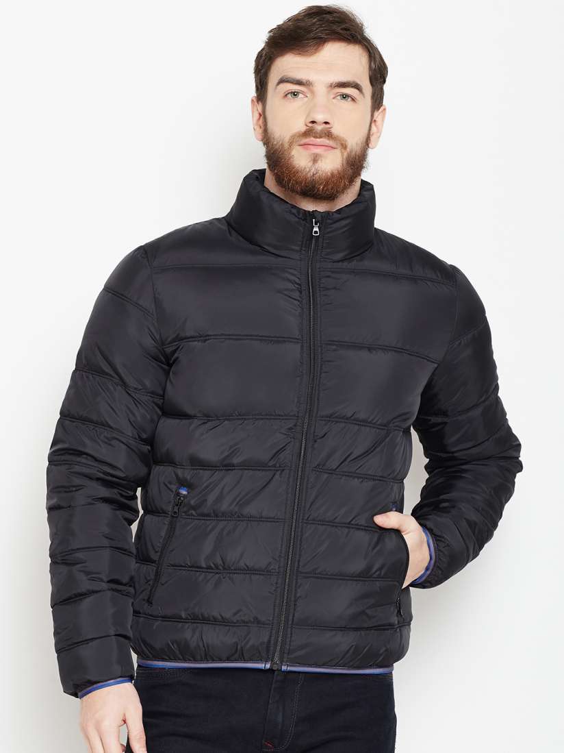 Buy Lotto Men Black Solid Puffer Jacket Jackets for Men 2404823 Myntra