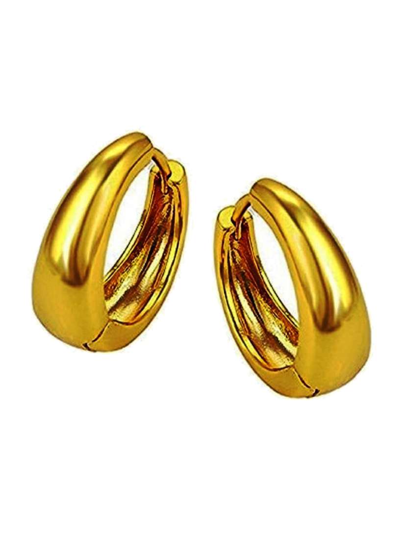 Mens gold plated earrings deals