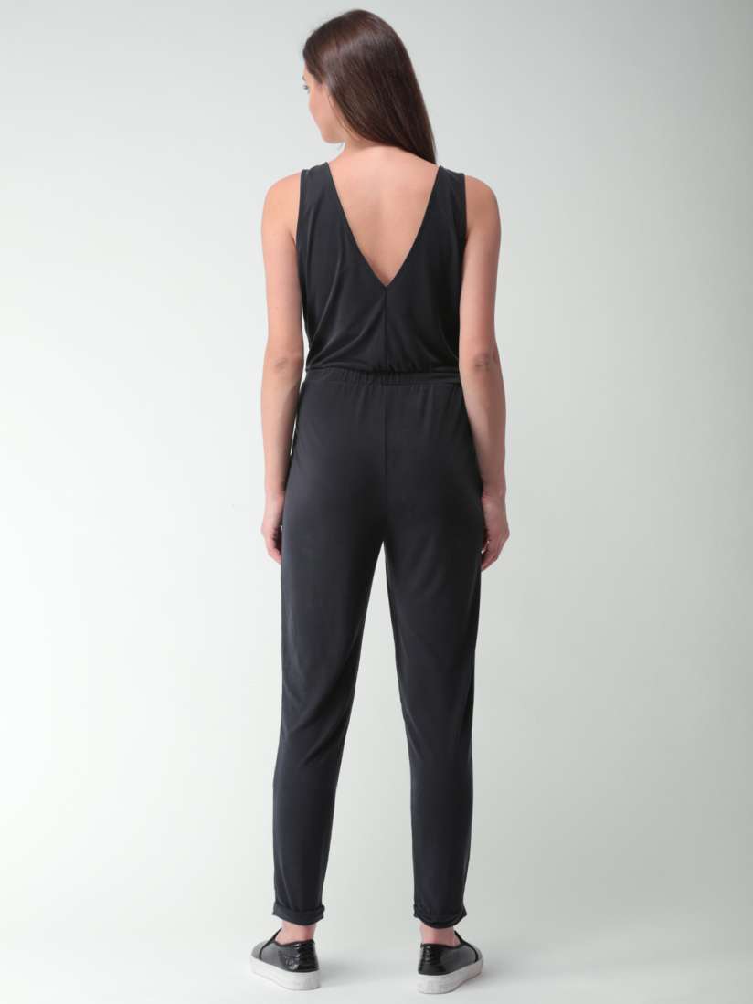 Grey jumpsuit forever 21 discount