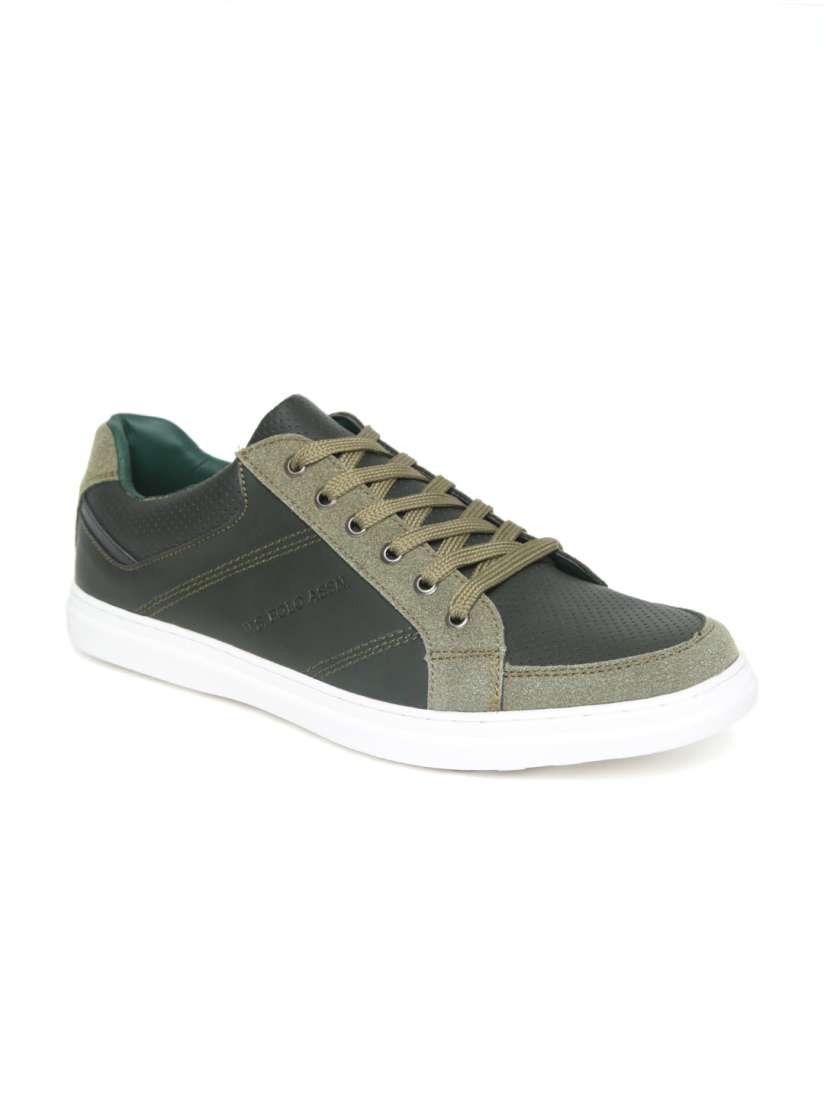 Buy U.S. Polo Assn. Men Olive Green Sneakers Casual Shoes for Men 2405439 Myntra