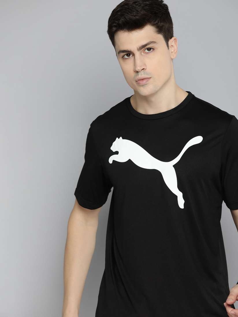 Puma t shirt myntra 2025