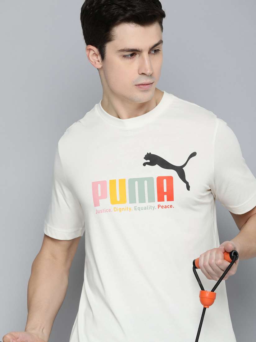 Puma t shirts myntra discount