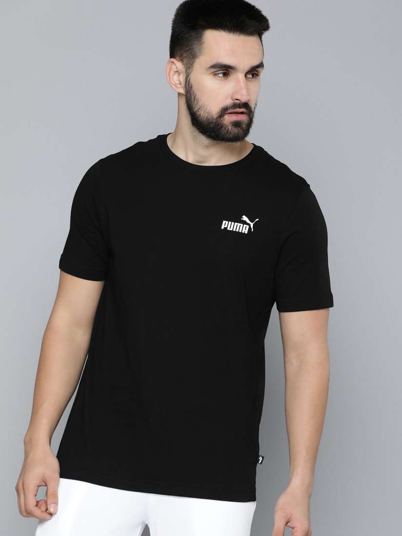 Buy Puma Essentials Small Logo Pure Cotton T shirt Tshirts for Men 24055834 Myntra