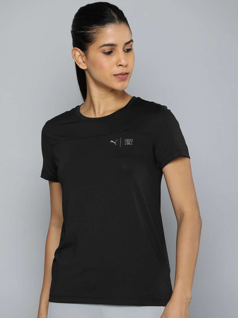 Buy Puma x First Mile Running dryCELL T shirt Tshirts for Women 24056656 Myntra
