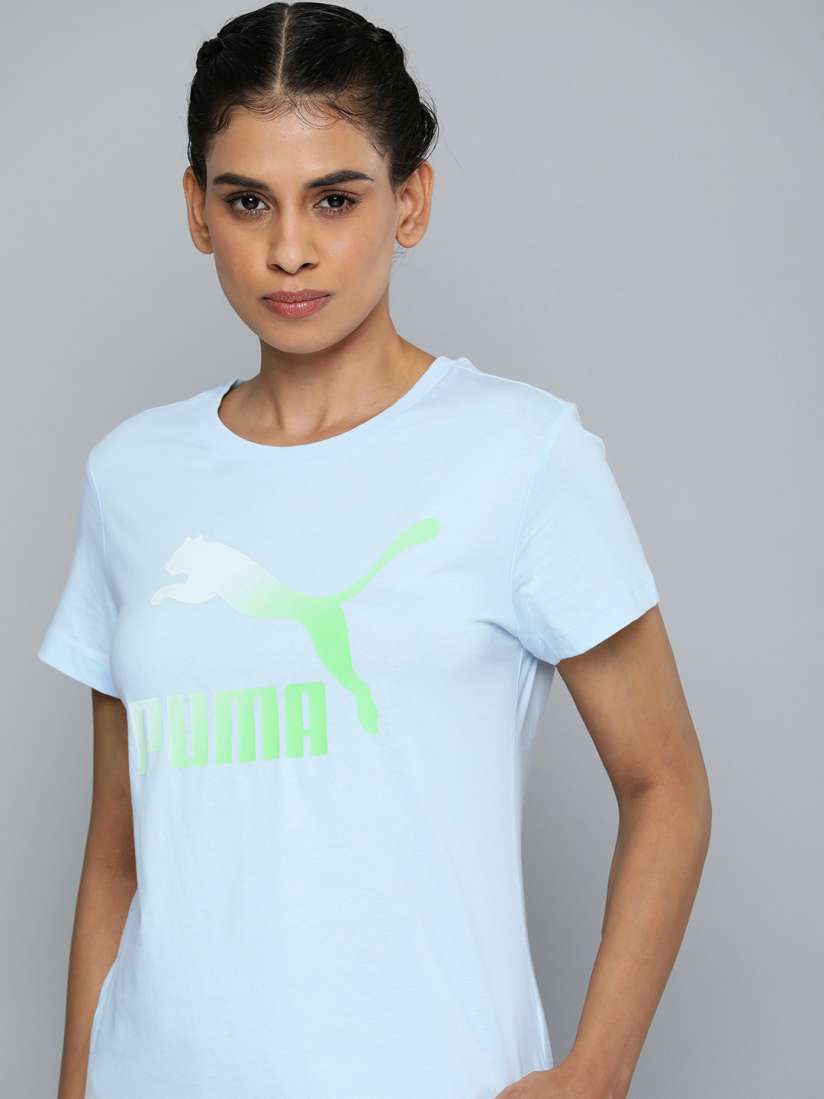 Puma classic logo t shirt online