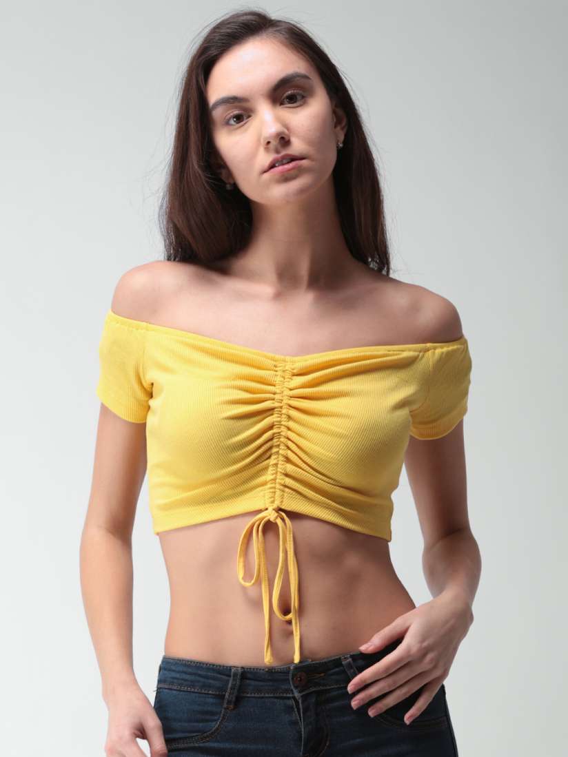 Yellow tops forever 21 discount