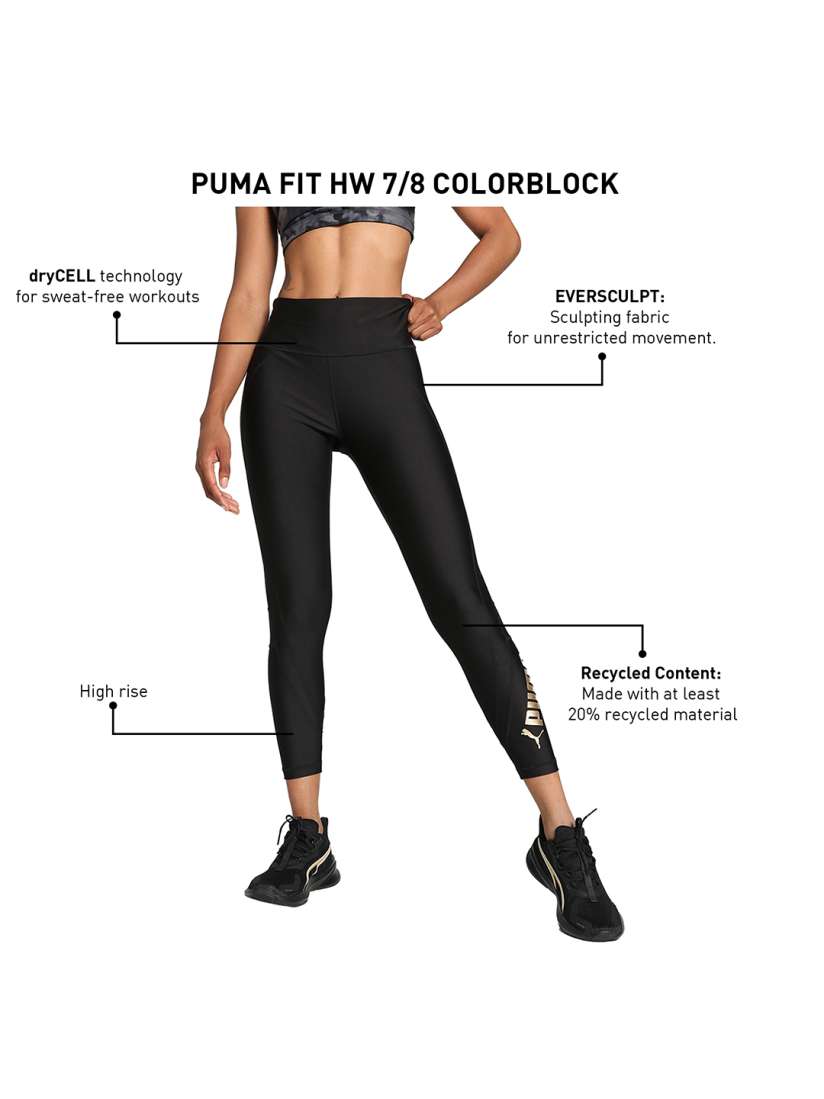 Buy PUMA Women High Waist 7 8 Training DryCell Tights Tights for Women 24059450 Myntra