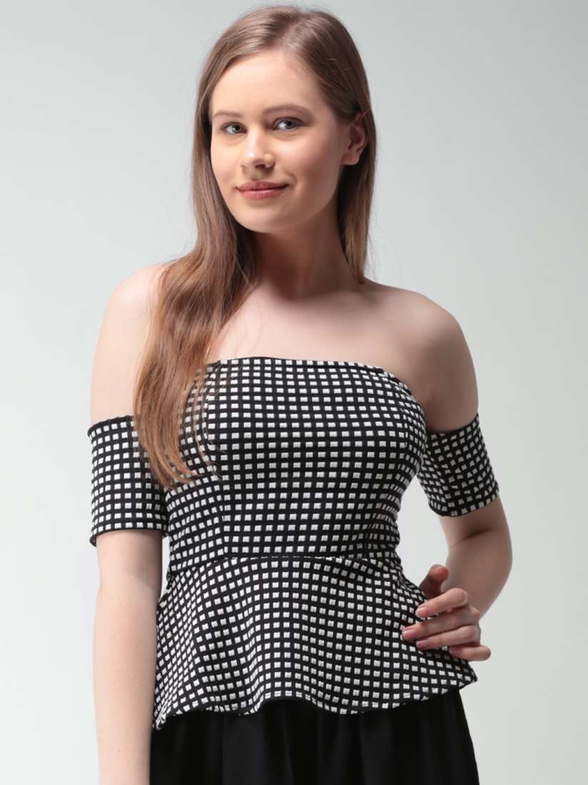 Forever 21 black off the shoulder dress discount