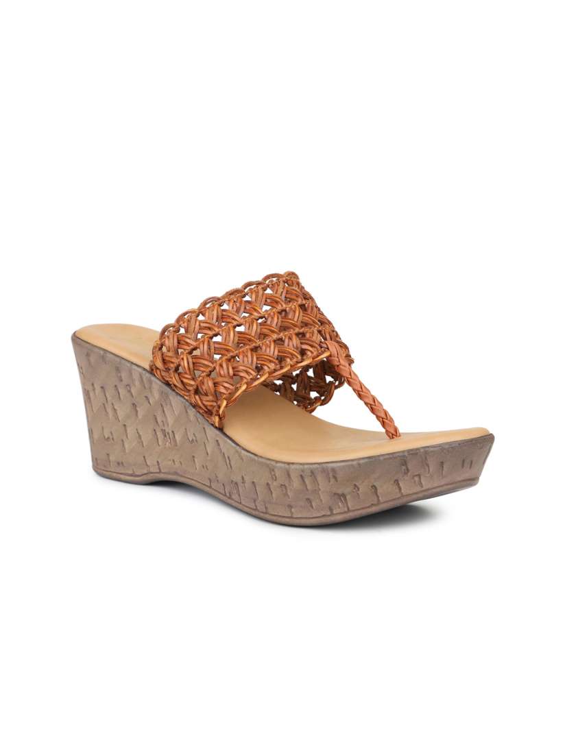 Buy Inc 5 Braided One Toe Wedges Heels for Women 24062690 Myntra