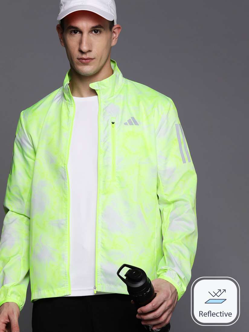 Adidas reflective running jacket outlet