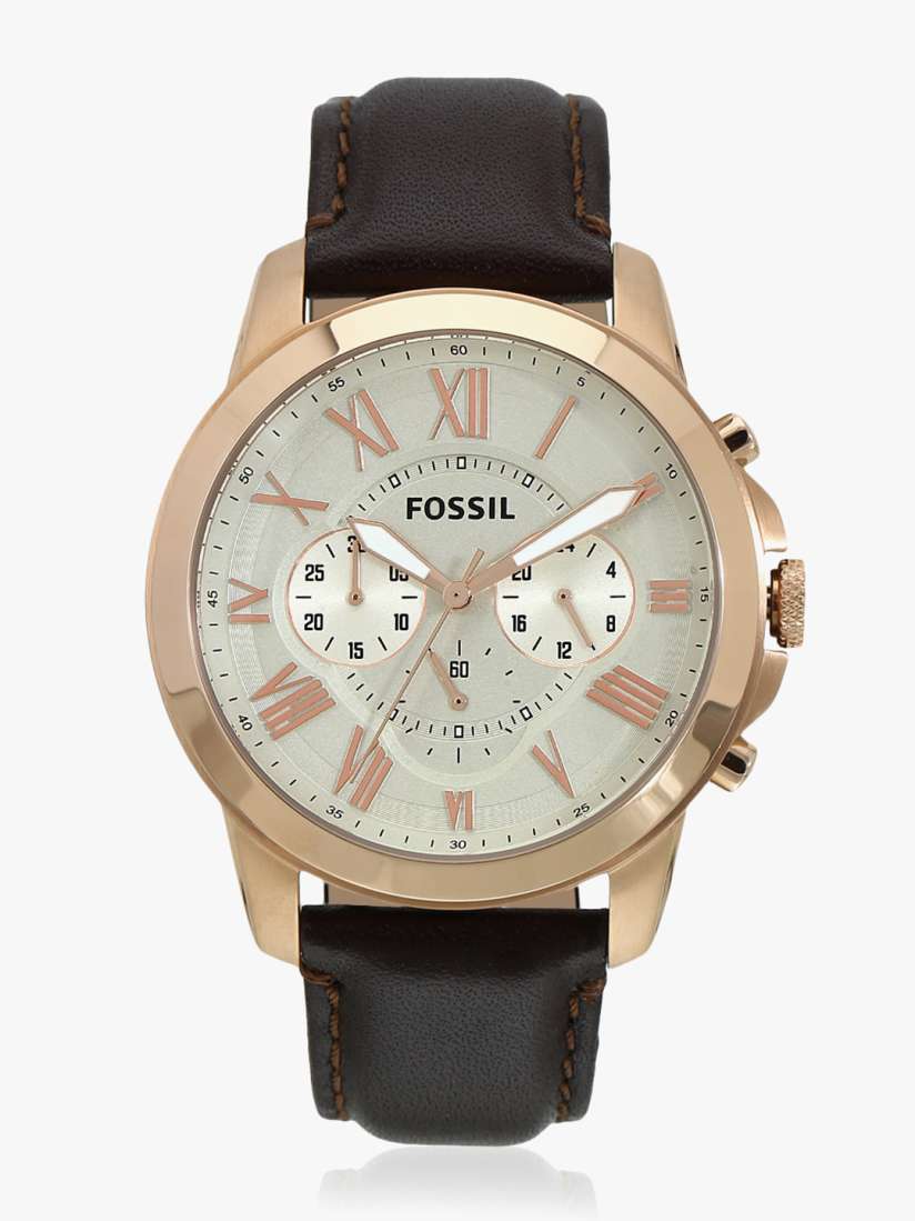 Buy Fossil Men Off White Dial Chronograph Watch FS4991 Watches for Men 2406918 Myntra