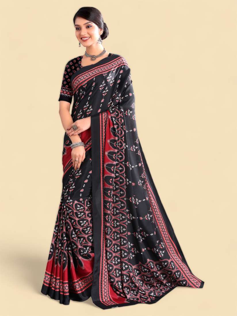 Myntra crepe sarees sale